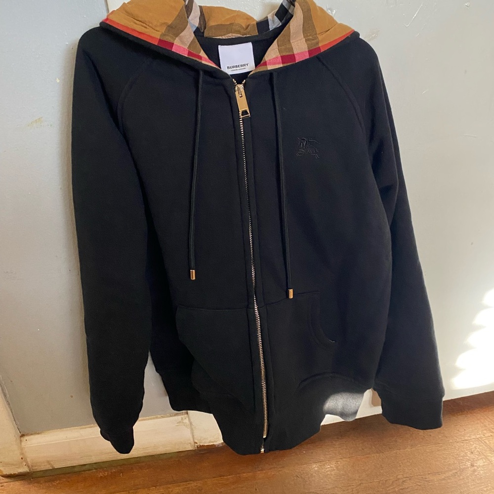 Burberry Black Hooded Jacket